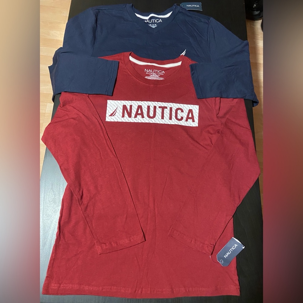 Boys Nautica Long Sleeve Tee Bundle 👕 🏀